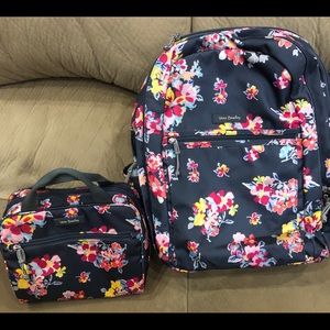 Vera Bradley backpack and lunchbox